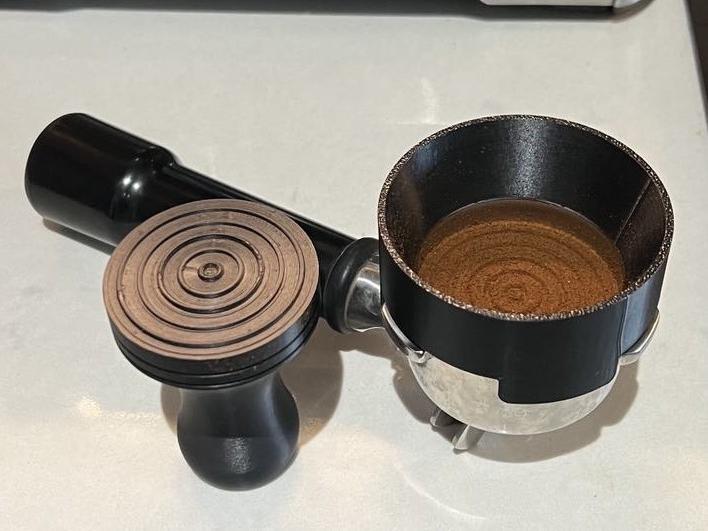 Ribbed Espresso Tamper and Funnel, 54mm (Breville)