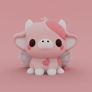 Kawaii Cow - Cupid