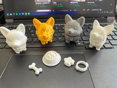 A gaggle of joyful corgis