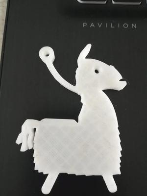 Lama fortnite keychain