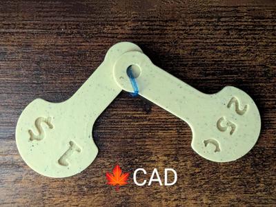 $1 & 25¢ - Cart Keys - CAD