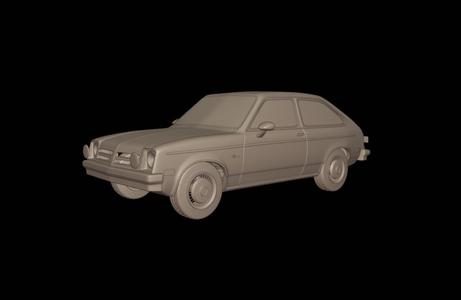 chevrolet br chevette sl 1976 3d print model