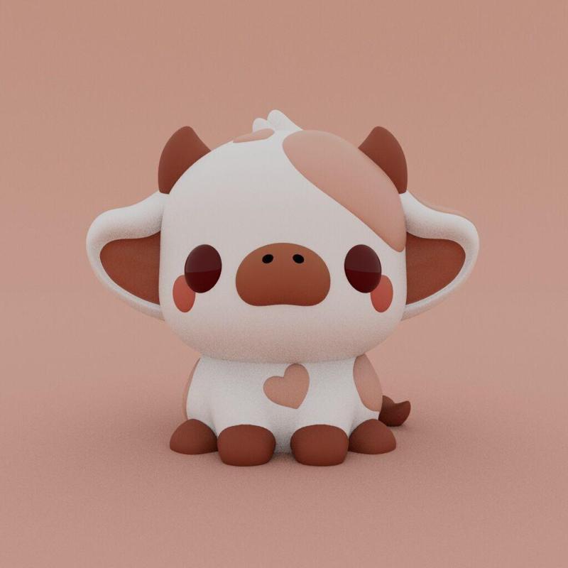 Kawaii Cow - Chocolate