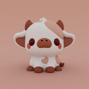 Kawaii Cow - Chocolate