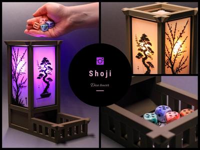 Shoji – Style Dice Tower – 5 Design Options