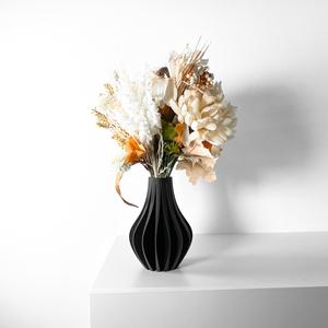 The Zolara Vase, Modern and Unique Home Decor for Dried and Preserved Flower Arrangement  | STL File