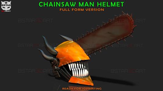 Chainsaw Man Full Form Devil Helmet - Denji Cosplay