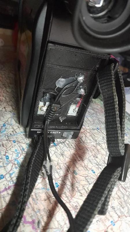 Battery base for Panasonic NV-RX 10 (and other compatible)