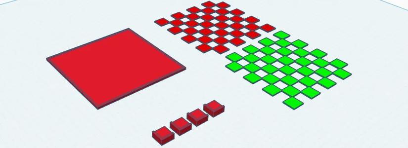Chess Board (+ Tiles and legs)   
