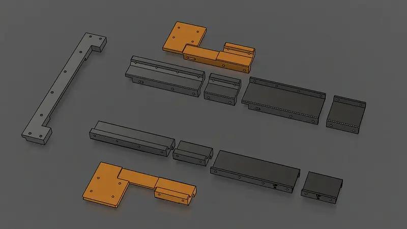 Crawler 4320 TRX6 Body Mounts