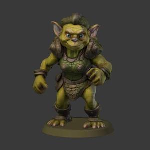 DND NPC Female Troll Wargame Miniatures SLA/FDMsupport   