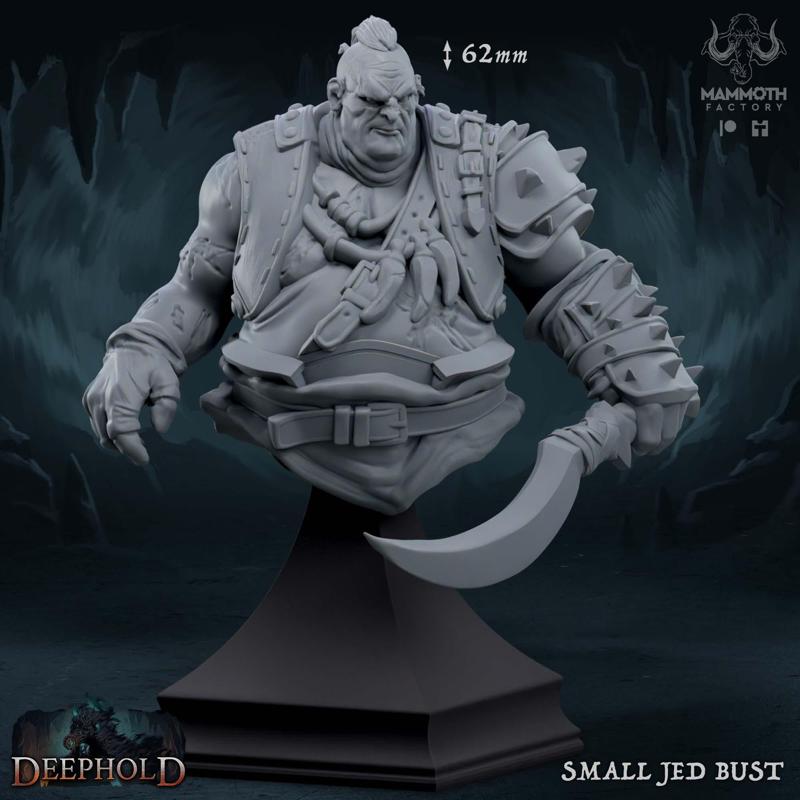 Small Jed Bust