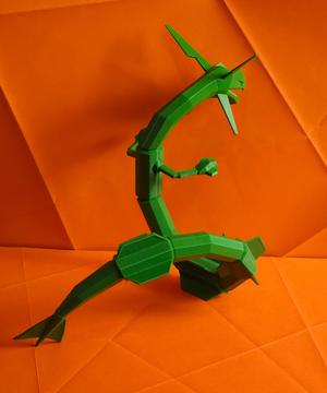 Rayquaza Low Poly