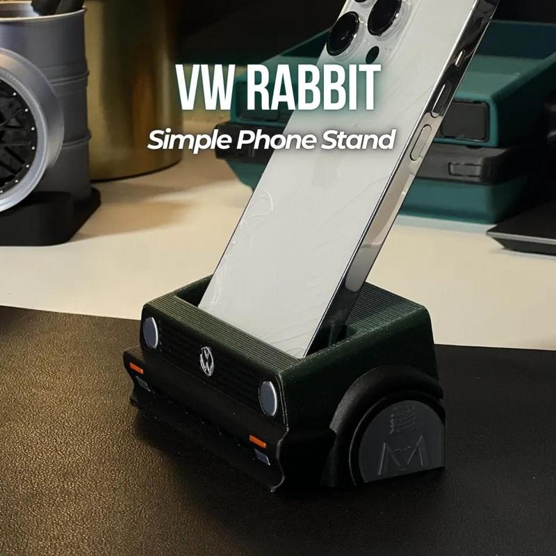 VW Rabbit Simple Phone Stand