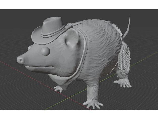 Opossum Cowboy