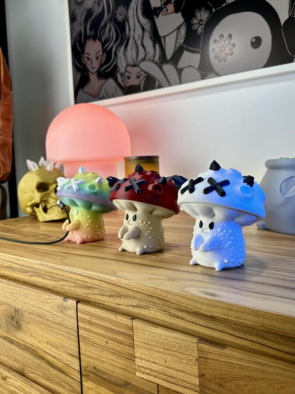 Spooky Mushroom Cable Holder