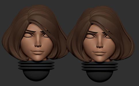 Anime set of Space nuns alternative heads