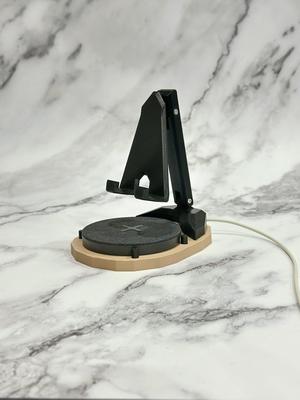 Adjustable Phone Stand and Holder for Comfortable Video Chats