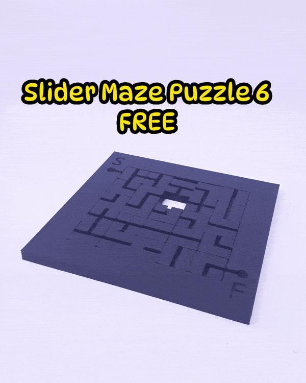 Slider Maze puzzle nr 6.