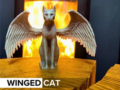 Winged Egyptian Cat