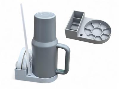 Tumbler Drying Rack Stand with Straw Holder 40oz
