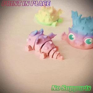 🐲Articulated Cute Chibi Dragon- Kawai Creature🐲