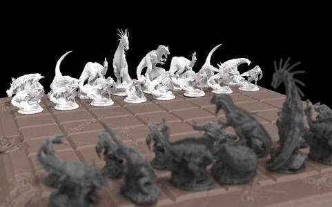 Dinosaur Chess Complete