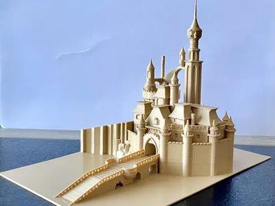 DISNEYLAND PARIS CASTLE / 2 Versions 