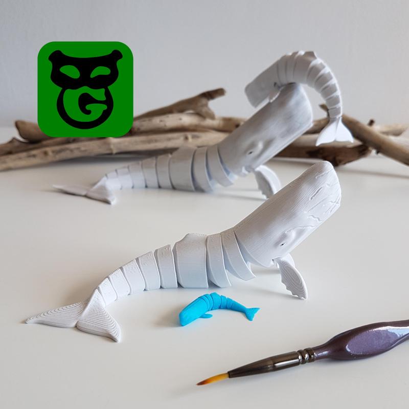 Moby Dick (Sperm Whale) Flexi