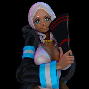 Hibana – Fire Force fan model