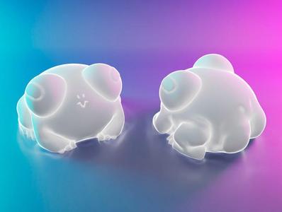 Cute frog (EASY PRINT)