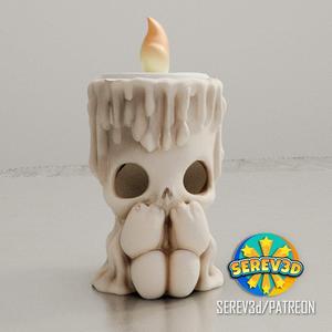 Cute Creepy Candle Holder – NO SUPPORTS needed