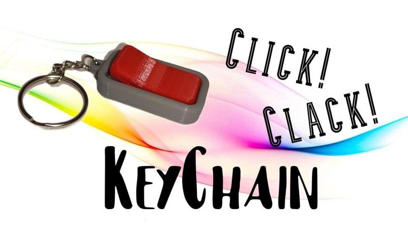 Click Clack Magnetic Fidget KeyChain
