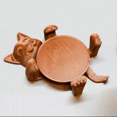 CUTE CAT MUG HUGGER: SELF-ADJUSTING COASTER