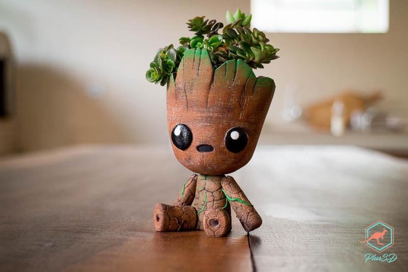 Groot the articulated Planter