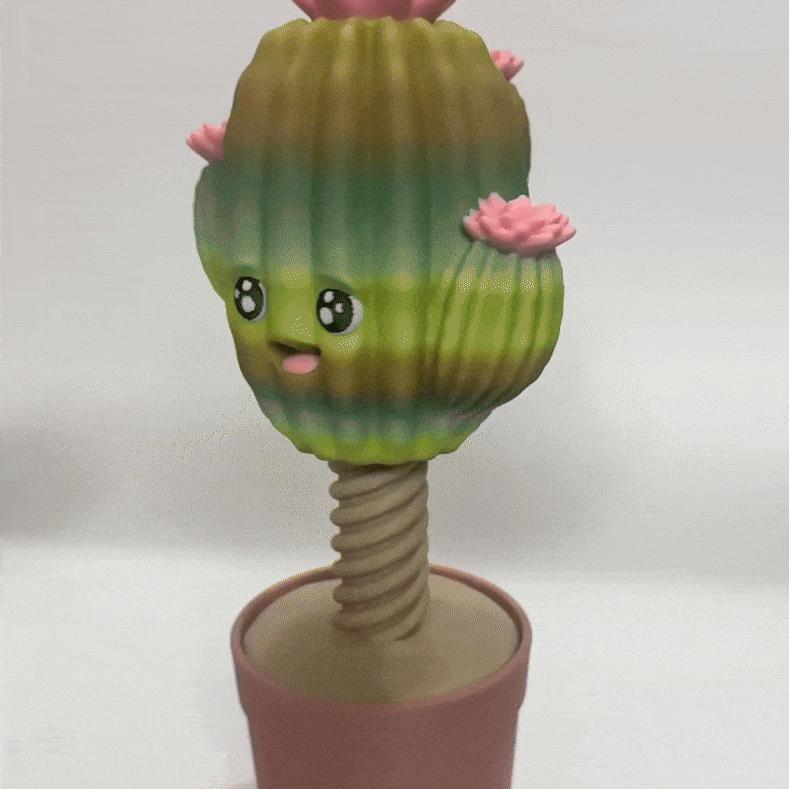 Kawaii Torch Cactus Fidget Bolt & Figure – Commercial Use