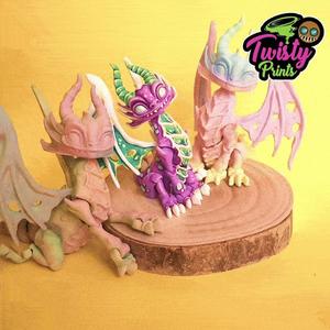 🐲 Articulated Twisty Dragon 🐲 – COLORED FILE INCLUDED