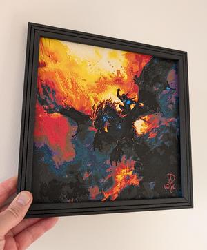Dragon Rider – Hueforge Print