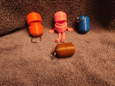 Pill Caddy Keychain