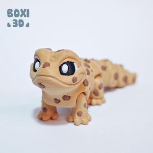 COOKIE GECKO - FLEXI - ARTICULATED - CUTE-PRINT IN PLACE