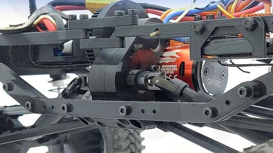 MyRCCar Mr. Crawley Gearbox / Transmission, SCX10 style