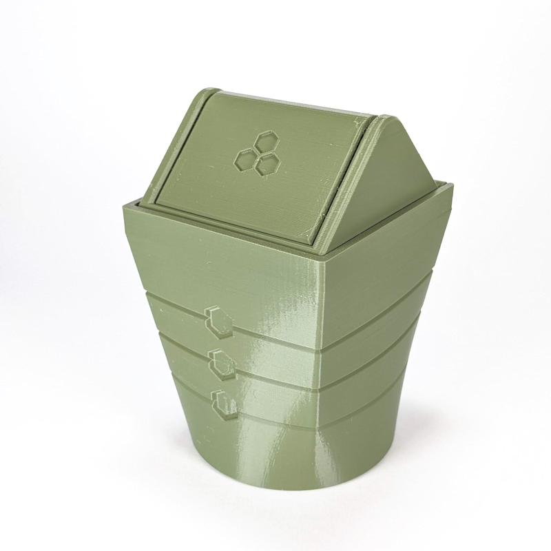 Swingtop Bin – Print-in-place Trash Can!