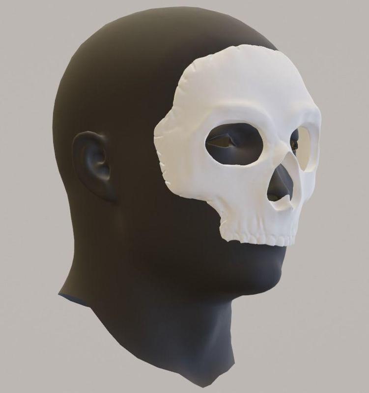 GHOST SIMON RILEY MASK COD  MODERN WARFARE 2 WARZONE 2