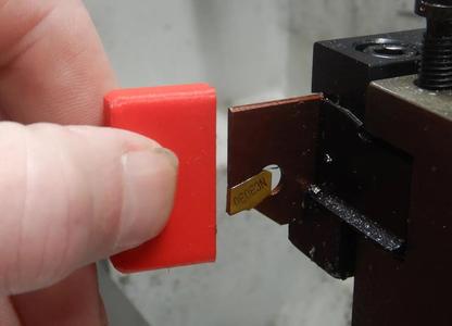 Schutzkappe für Abstechstahl Abstechschwert; Protective cap for parting tool parting blade   