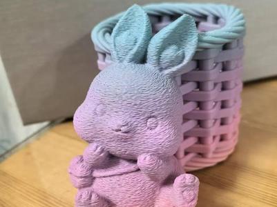 Adorable Rabbit Pen Holder Pencil Case Stationery