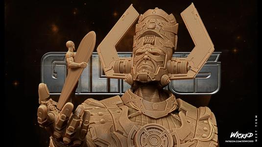 Wicked Marvel Galactus Sculpture Tested for 3D printing
