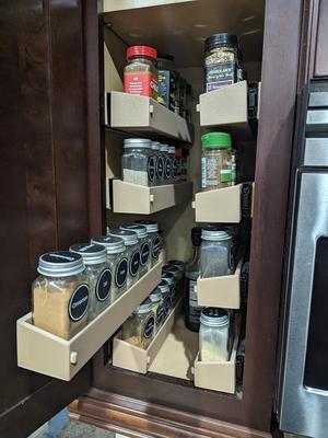 Sliding Spice Rack