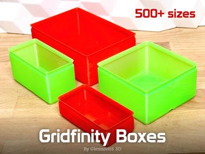 Gridfinity Box (Quick print, lite version, less filament!)