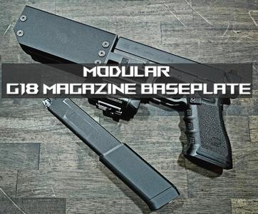 Elite Force G18 Mag Sleeve and Baseplate (Airsoft)