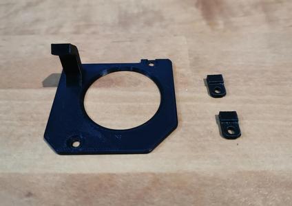 Prusa MK4s fan mod for MK3s original toolhead - Remix Parts for better fitting   